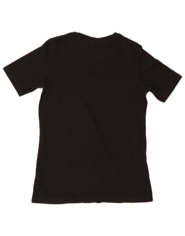 CHEAP MONDAY Camiseta para mujer Top UK 10 Small Black Cotton