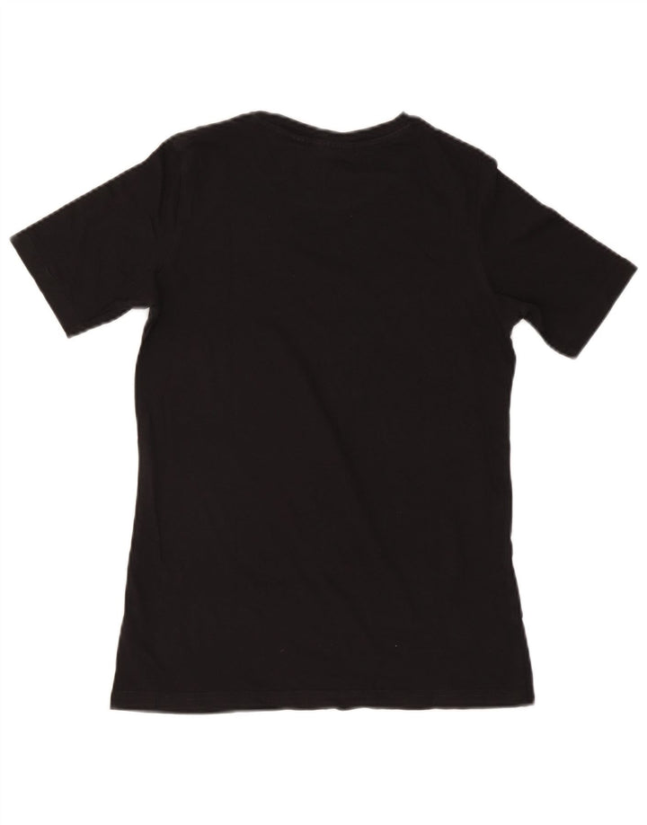 CHEAP MONDAY Camiseta para mujer Top UK 10 Small Black Cotton