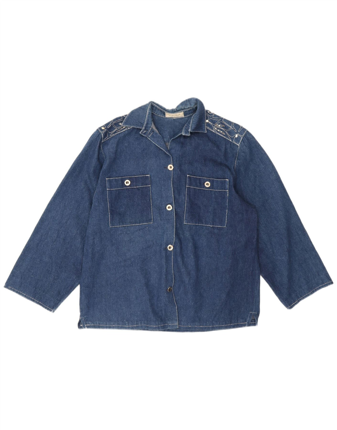 Chaqueta Vaquera Mujer Giorgio Grati IT 44 Algodón Azul Medio