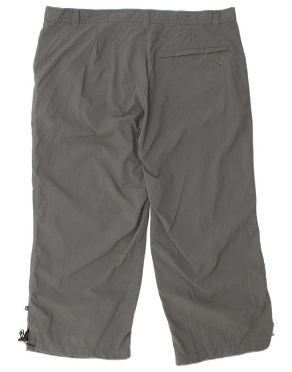 Pantalones capri para mujer de Mountain Warehouse UK 40 Large W36 L21 Nylon gris