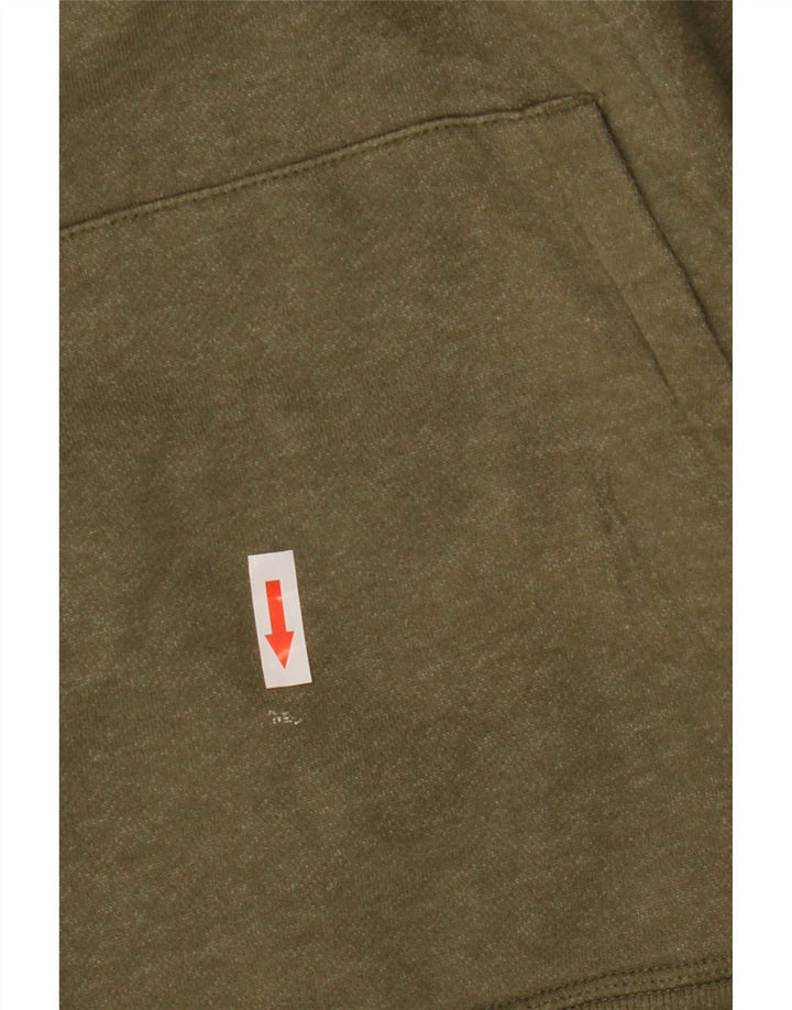 Levi's Hombre Sudadera Con Capucha Gráfica De Algodón Caqui Medio