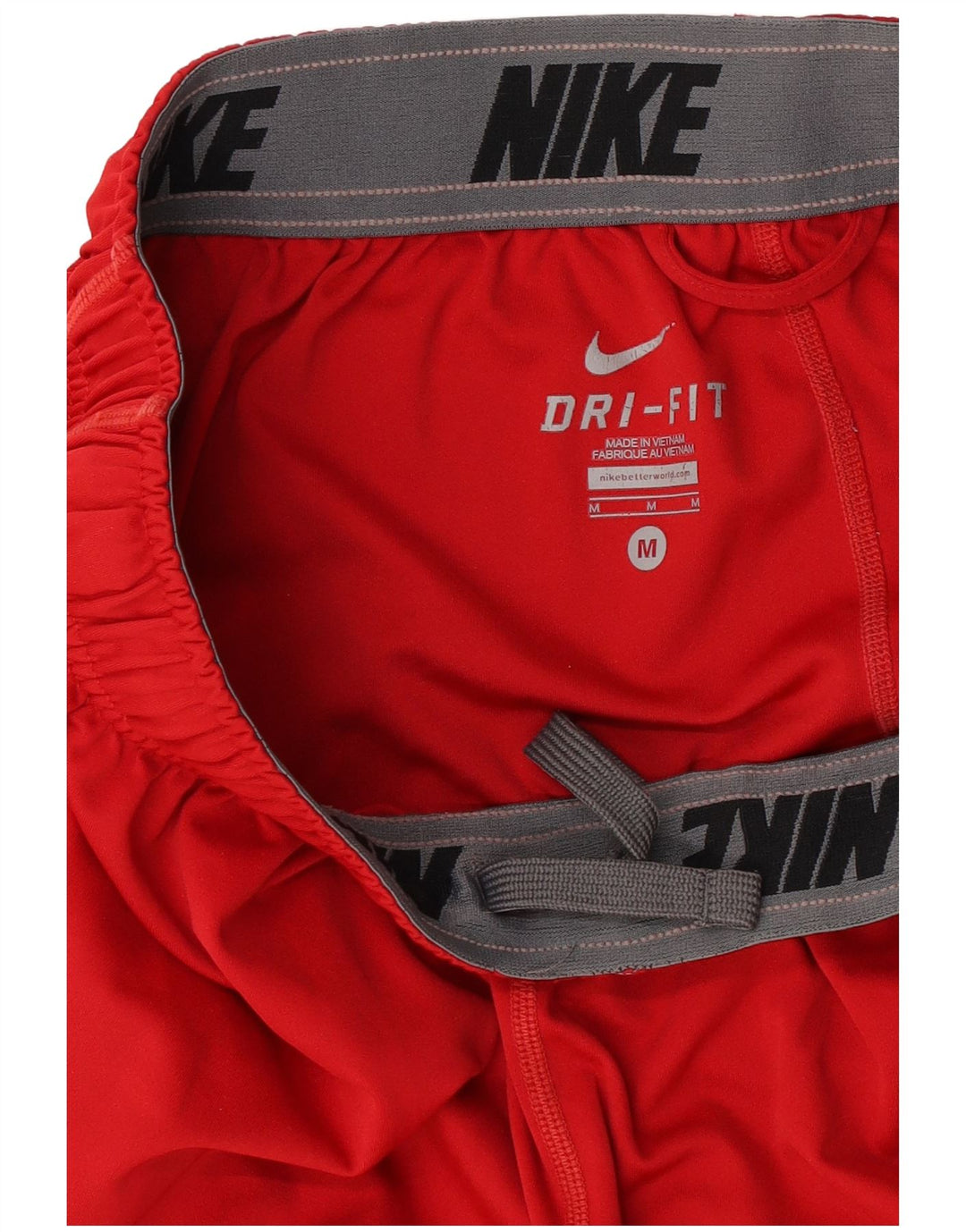 Nike - Pantalones cortos deportivos Dri Fit para hombre, color rojo mediano