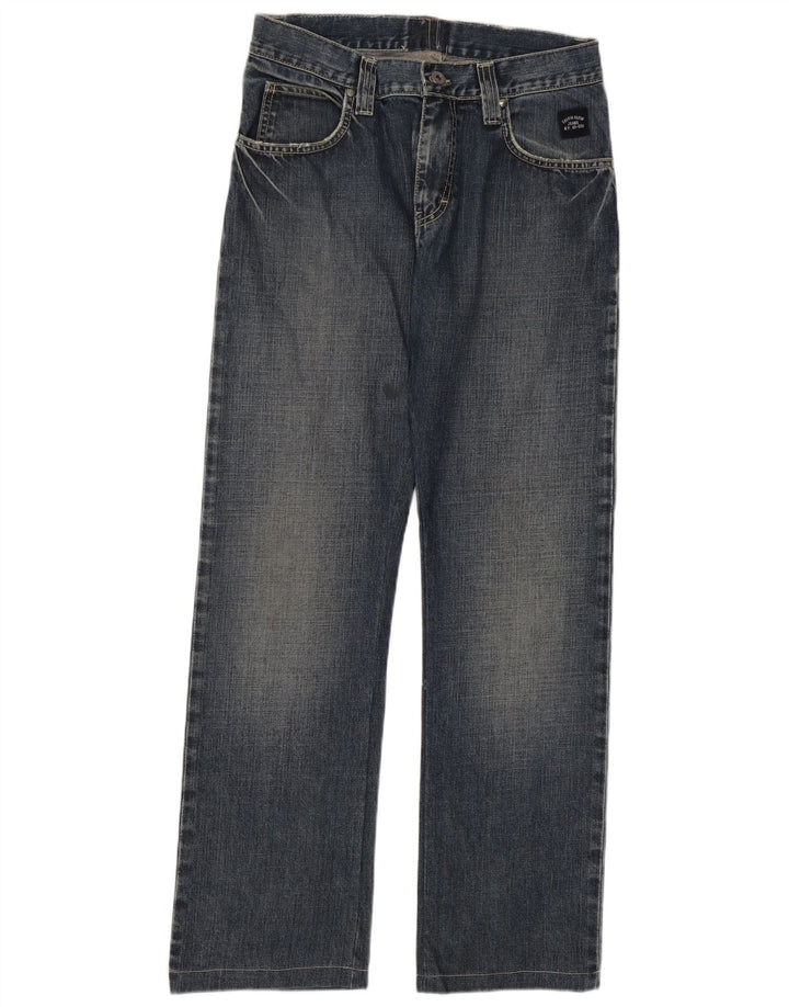 Vaqueros Rectos Calvin Klein Mujer W33 L30 Algodón Azul