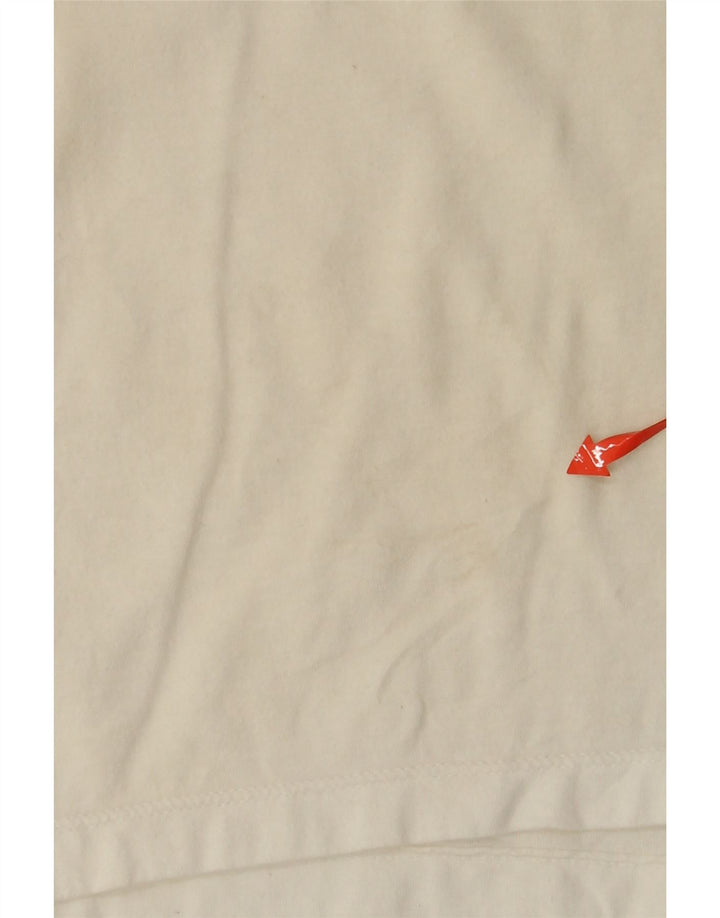 CHAMPION Camiseta corta con gráfico para mujer UK 40 Medium White Colourblock