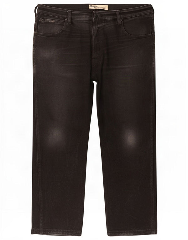 Wrangler Vaqueros rectos para hombre W40 L27 Algodón negro