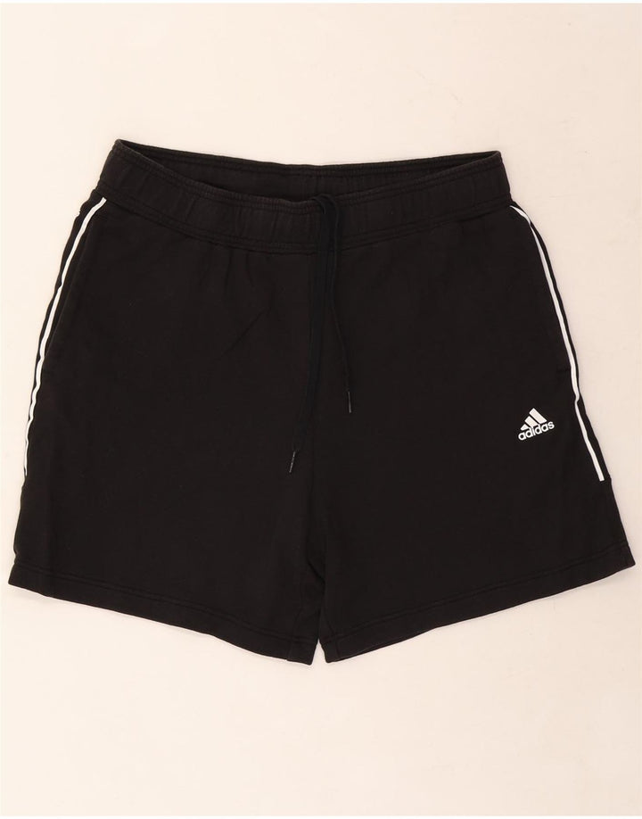 ADIDAS Pantalones cortos deportivos gráficos para hombre XL Algodón negro