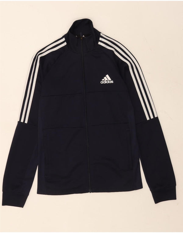 Adidas Hombre Aeroready Chándal Top Chaqueta Pequeña Azul Marino Poliéster