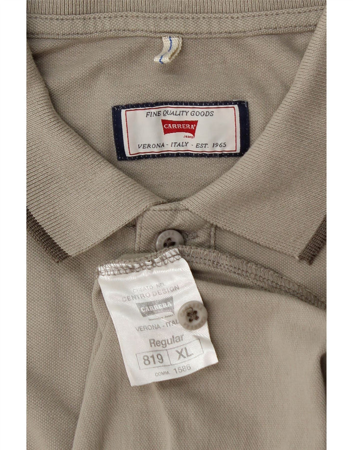CARRERA Polo Hombre XL Gris Algodón