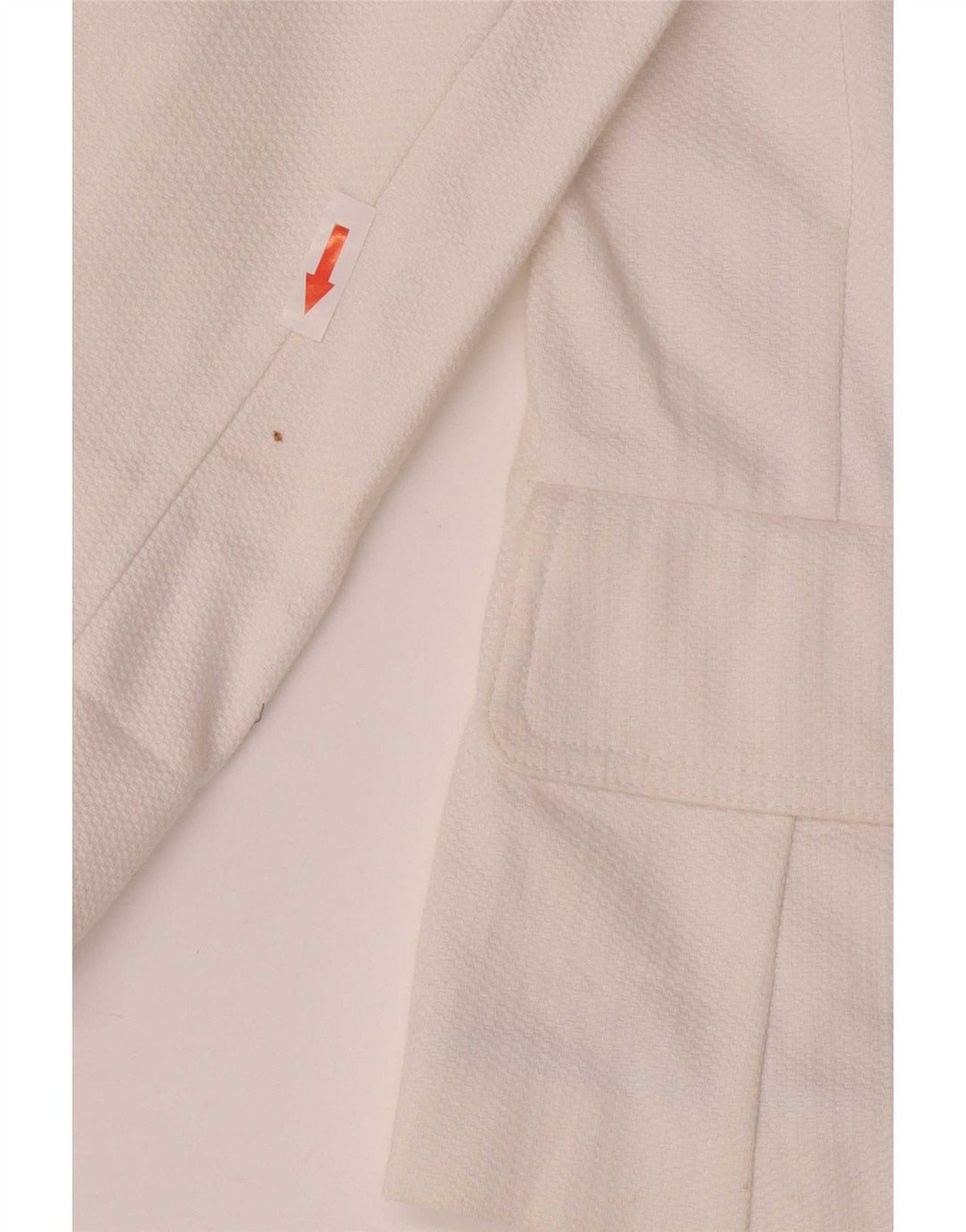 Marks & Spencer Chaqueta tipo blazer con 2 botones y manga 3/4 para mujer UK 40 Medium White