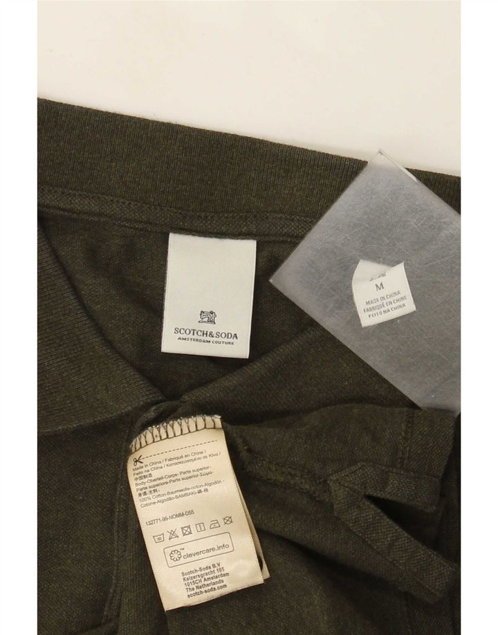 Polo Scotch & Soda Hombre Algodón Caqui Medio