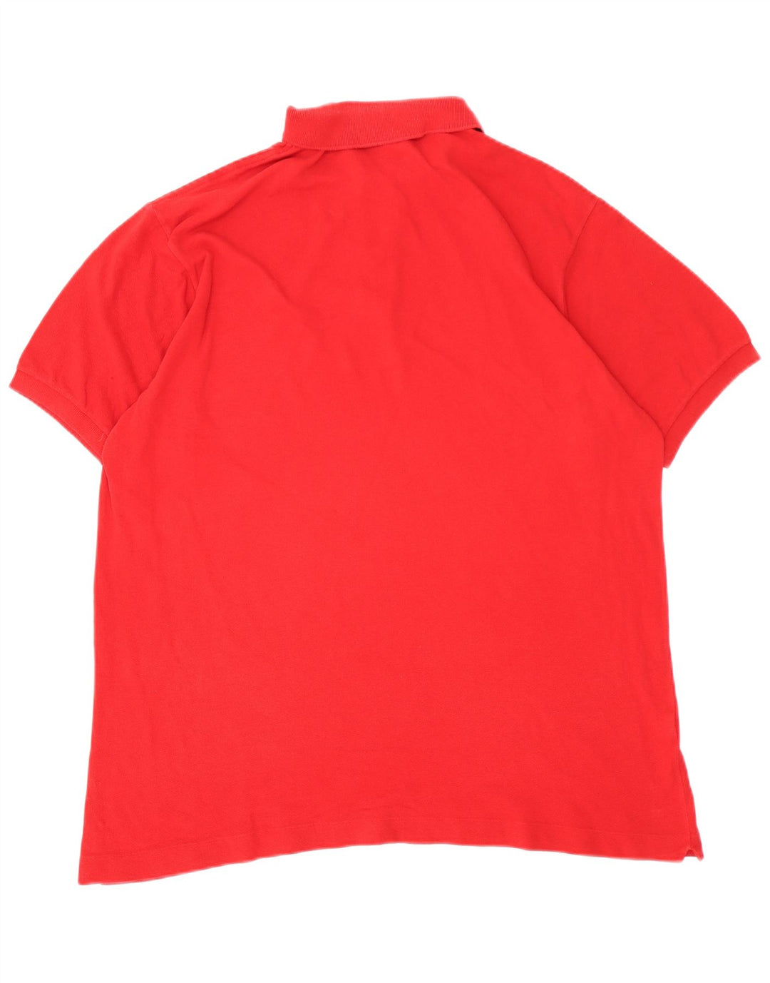 LACOSTE Polo para hombre Talla 7 2XL Algodón rojo