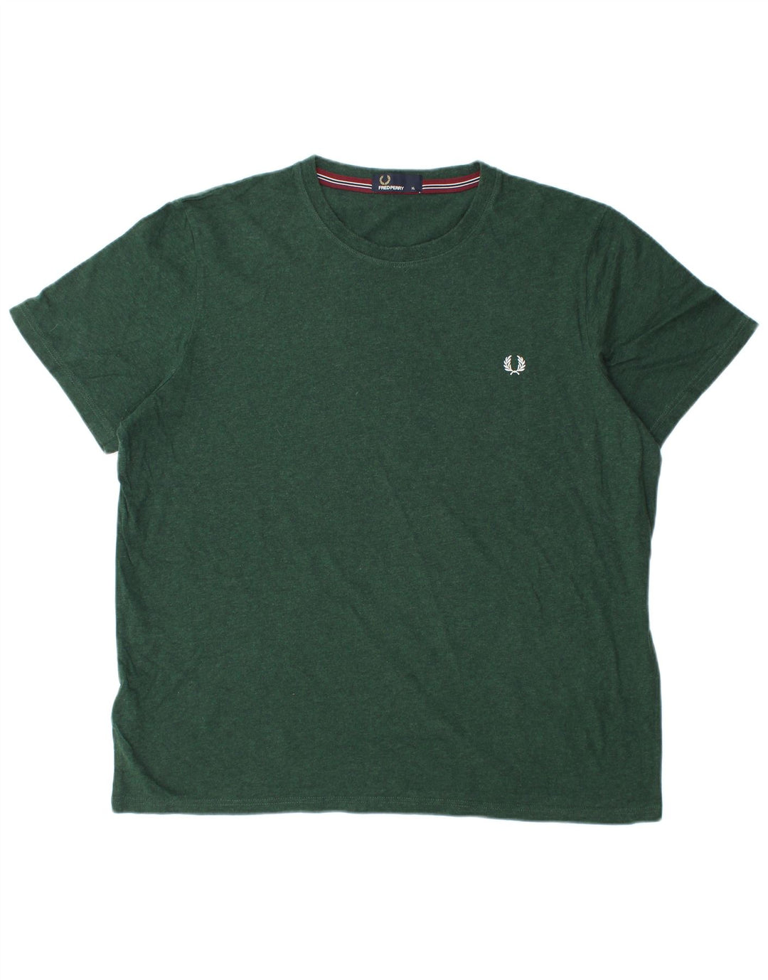 Fred Perry Camiseta Hombre Top XL Algodón Verde