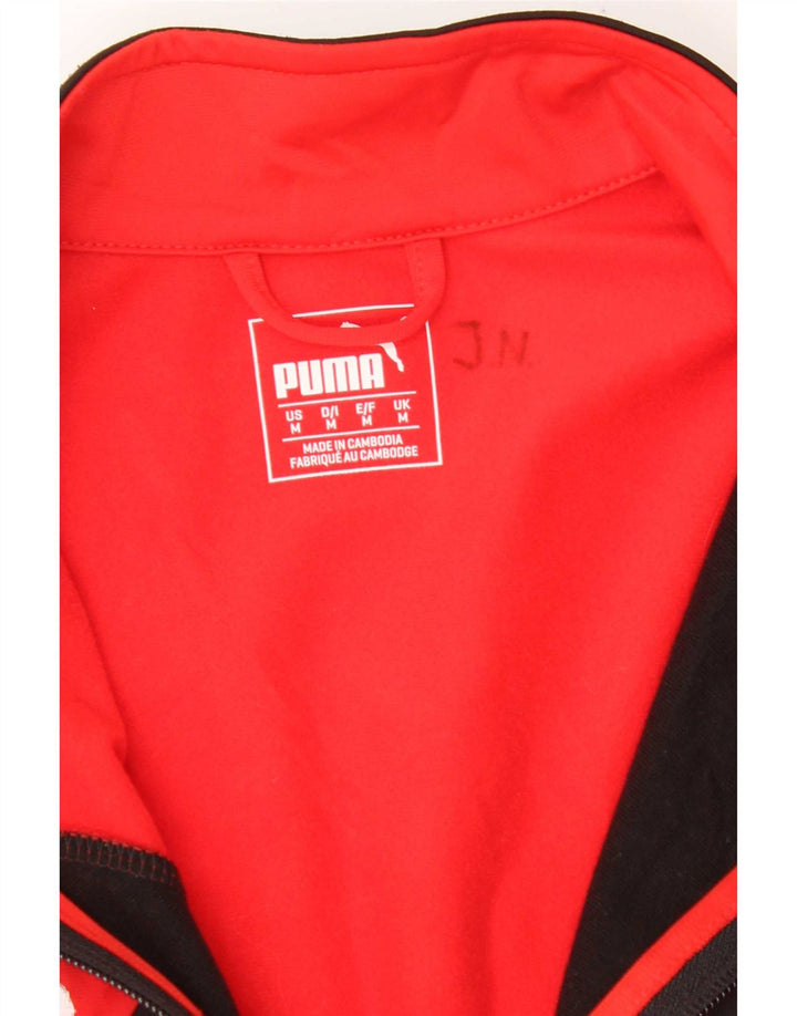Puma Chaqueta De Chándal Con Gráfico Deutshland Para Hombre Rojo Medio Colorblock