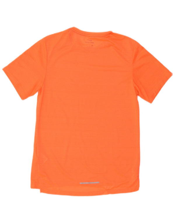 Camiseta Nike Dri Fit para hombre Top Small Naranja Poliéster