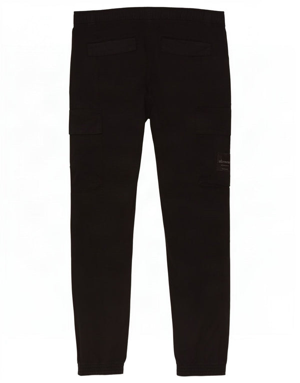 Calvin Klein Mens Joggers Cargo Pantalones Medianos W32 L30 Algodón Negro