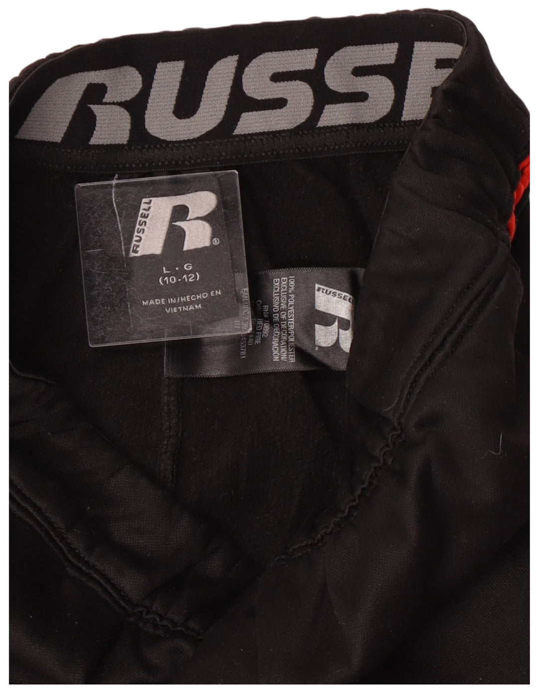 Russell Athletic - Pantalones de chándal para niño, talla grande, color negro, 10-11 años