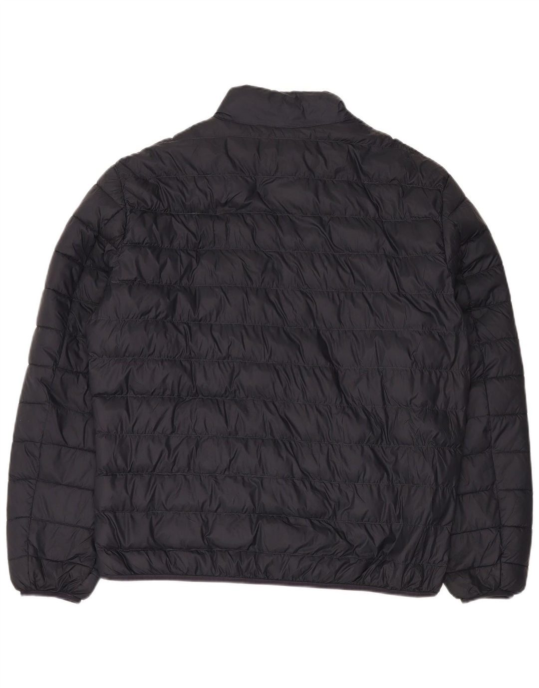 ZARA Chaqueta Acolchada Hombre ES 44 2XL Nylon Negro