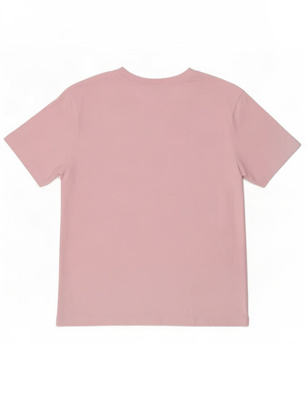 Zara Camiseta Mujer Top UK 10 Small Rosa Algodón