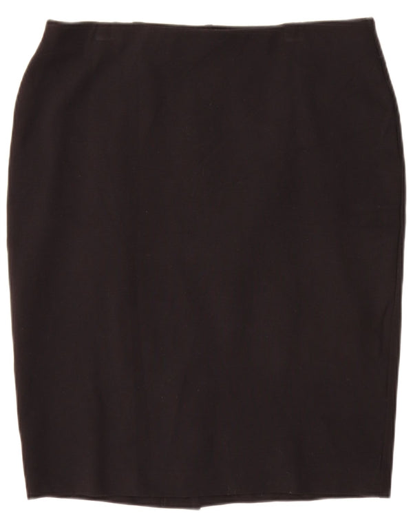 Marks & Spencer Falda lápiz para mujer UK 44 Large W32 Viscosa negra