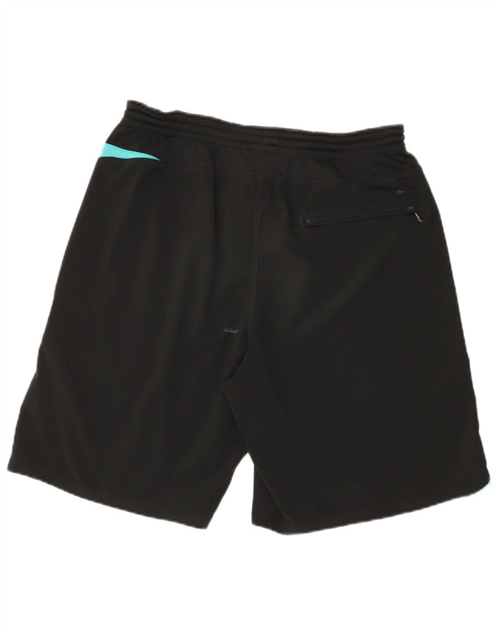 Nike - Pantalones cortos deportivos para hombre (talla grande), color negro, poliéster