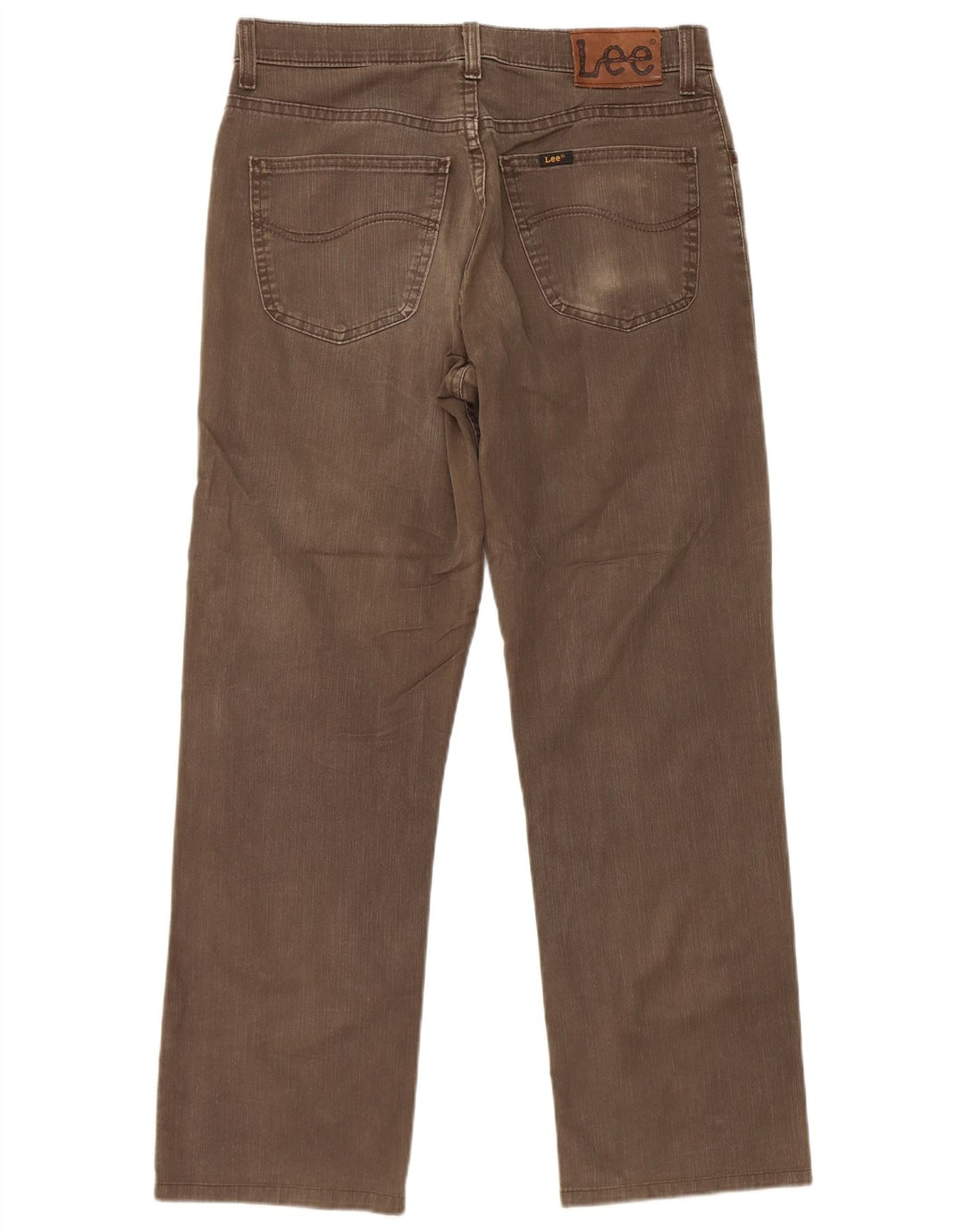 Vaqueros rectos Lee para hombre W32 L29 Algodón marrón