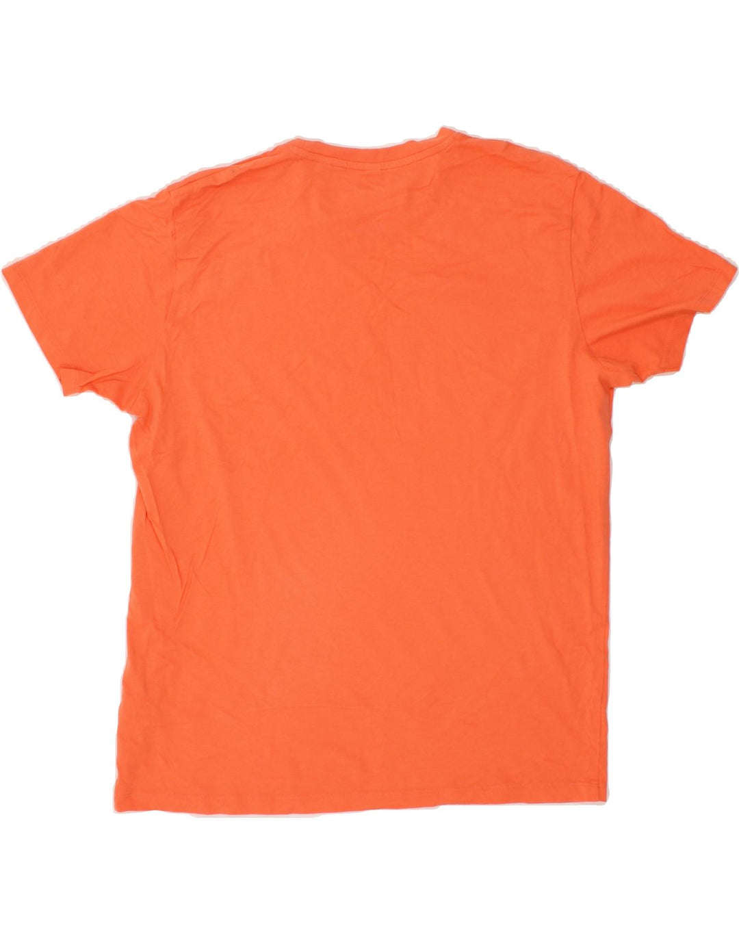 ESPRIT Mens Graphic T-Shirt Top Large Orange Cotton Vintage Esprit and Second-Hand Esprit from Messina Hembry 