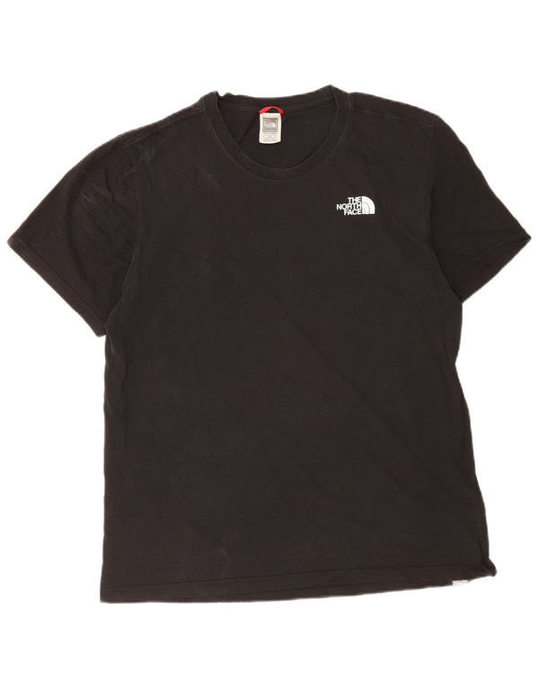The North Face Camiseta gráfica para hombre Top grande de algodón negro