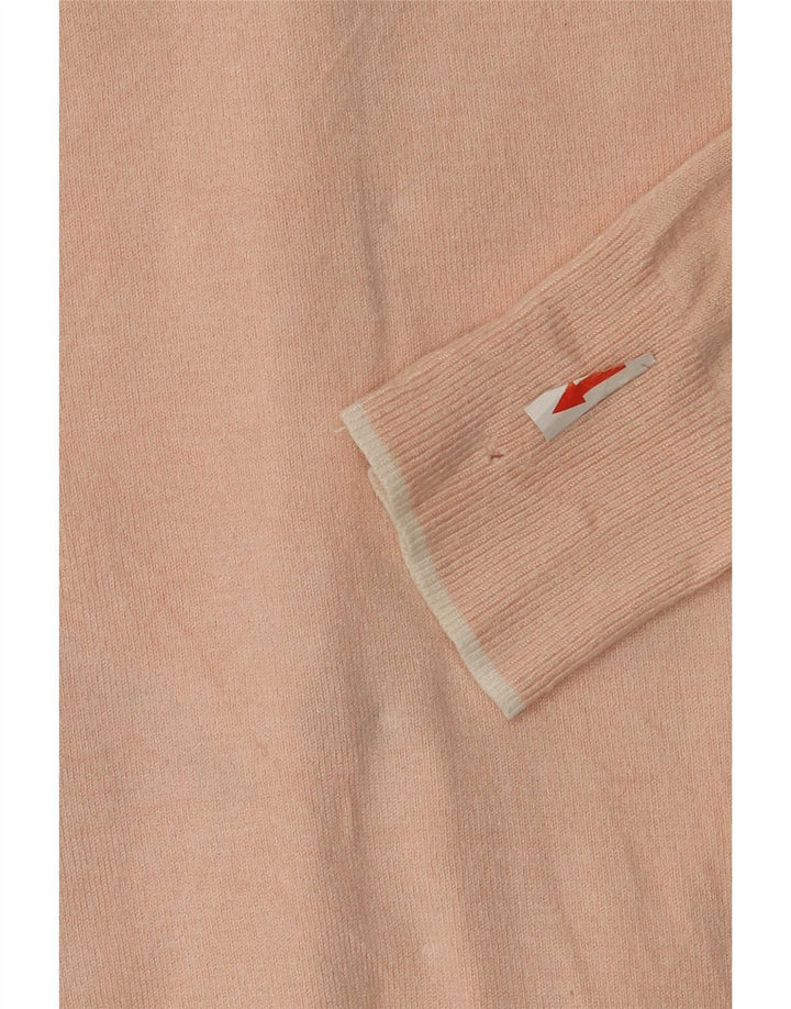 Marks & Spencer Suéter tipo cárdigan para mujer UK 8 Small Viscosa rosa