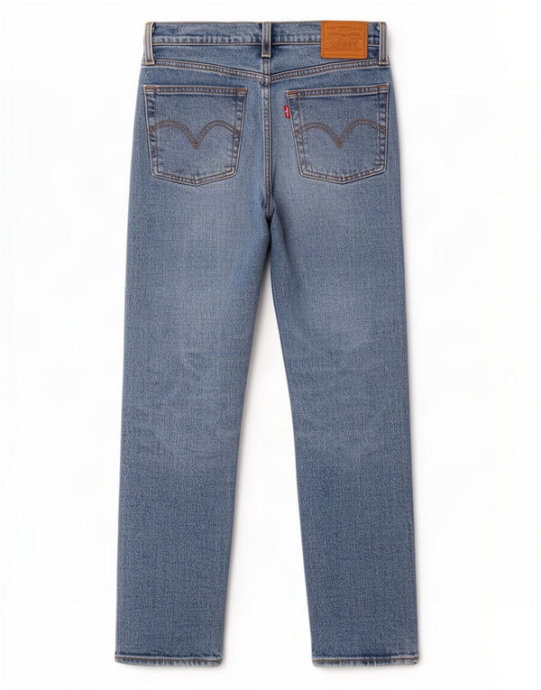 Vaqueros Levi's Mujer Wedgie Rectos W25 L27 Algodón Azul