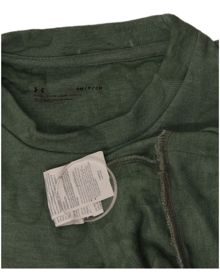 Under Armour Hombre Graphic Loose Fit Sudadera Jumper Pequeño Poliéster Verde