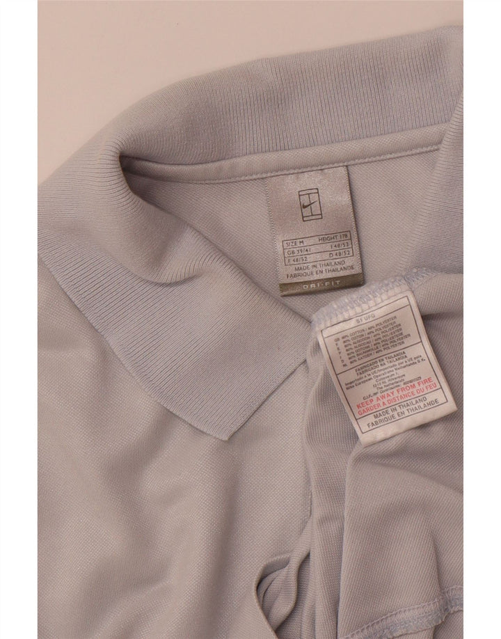 NIKE Polo Hombre ES 39/41 Azul Medio Algodón