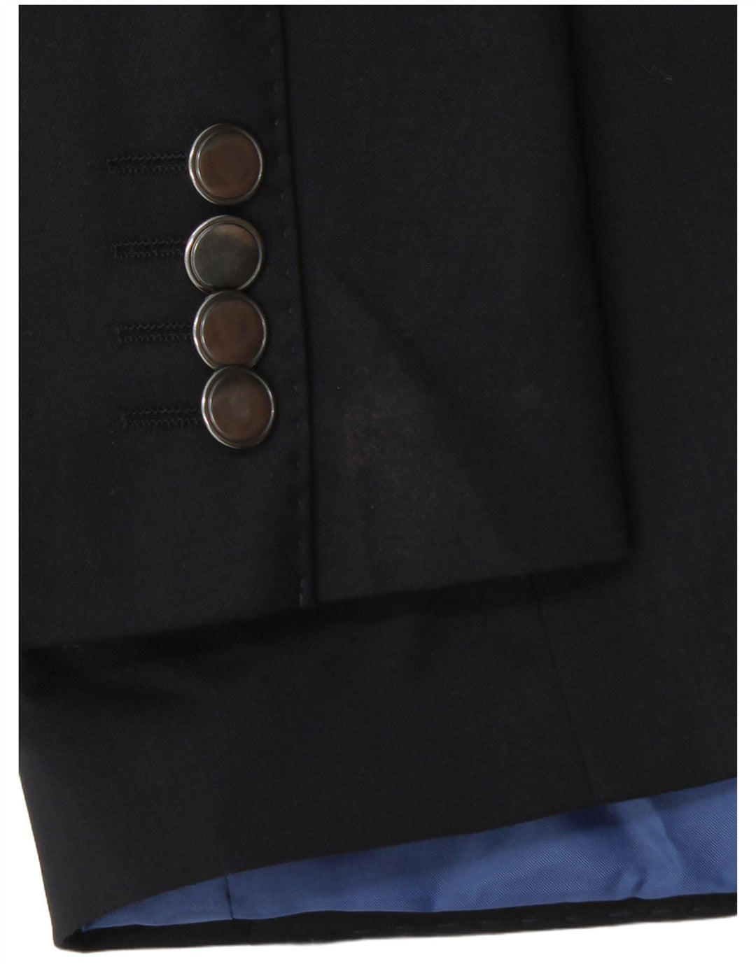 Marks & Spencer Chaqueta tipo blazer de 2 botones para hombre UK 42 XL Poliéster azul marino