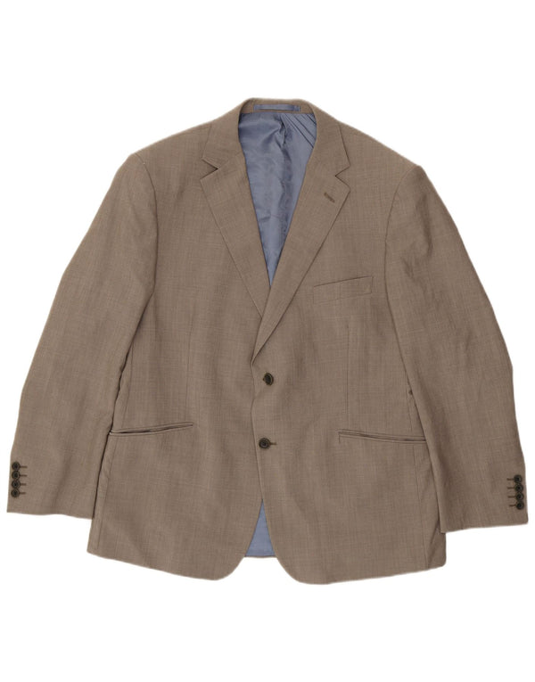 Marks & Spencer Chaqueta tipo blazer de 2 botones para hombre UK 44 XL Lana gris