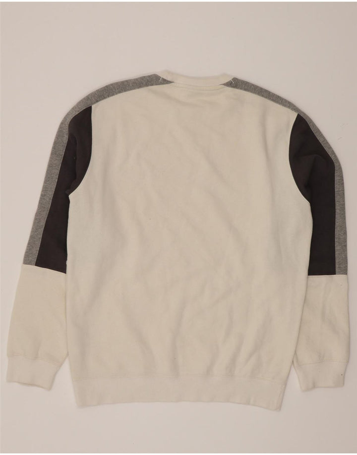 Champion Sudadera Jumper XL Blanco Colorblock Algodón