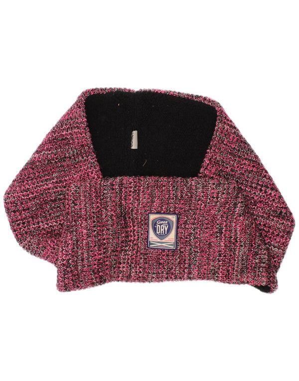 Superdry Mujer Sherpa Snood Bufanda Talla única Acrílico moteado rosa Invierno