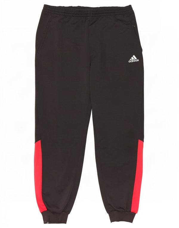 Adidas - Pantalones de chándal para hombre, talla 48/50, color negro