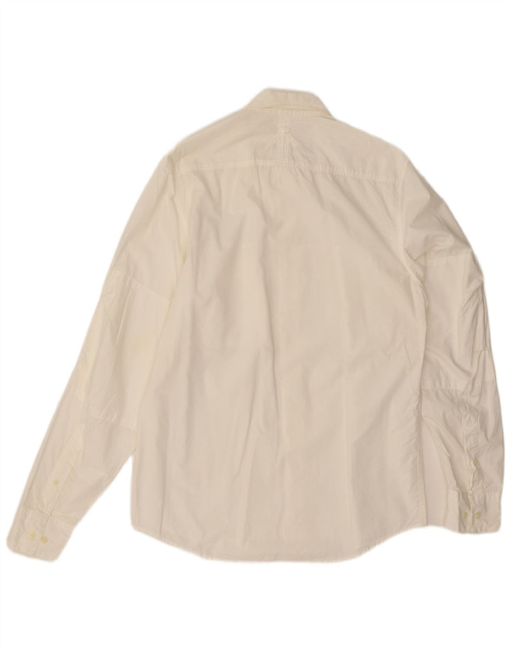 Murphy & Nye Camisa Sailmakers para hombre grande de algodón blanco roto