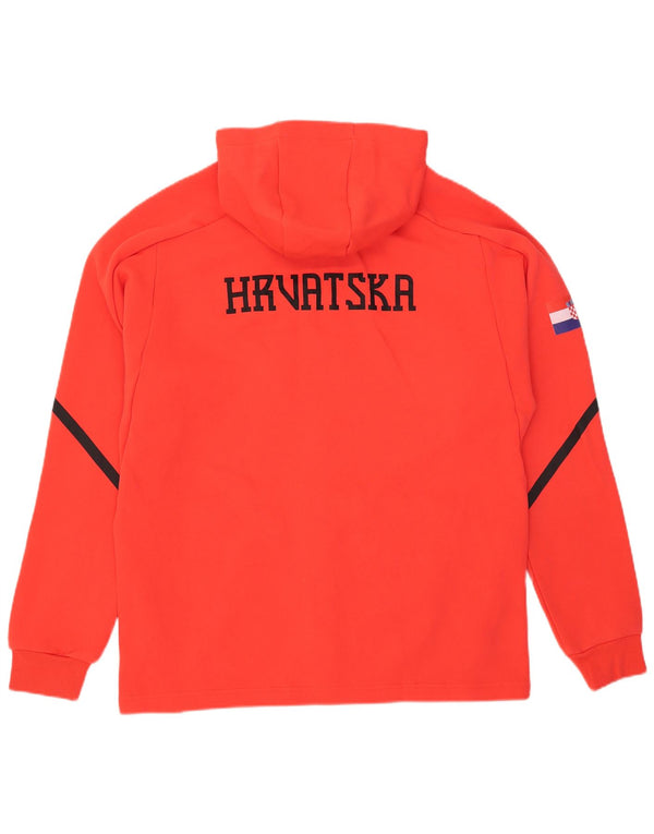 Adidas Hombre Graphic Zip Sudadera con capucha XL Algodón rojo