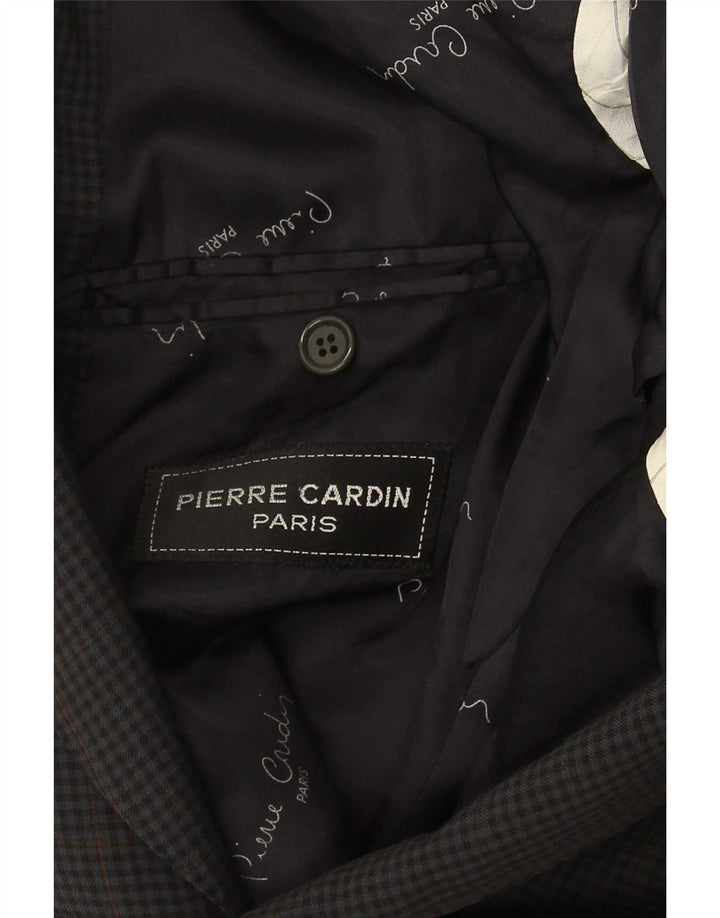 Pierre Cardin Chaqueta tipo blazer de 2 botones para hombre UK 38 Medium Grey Check