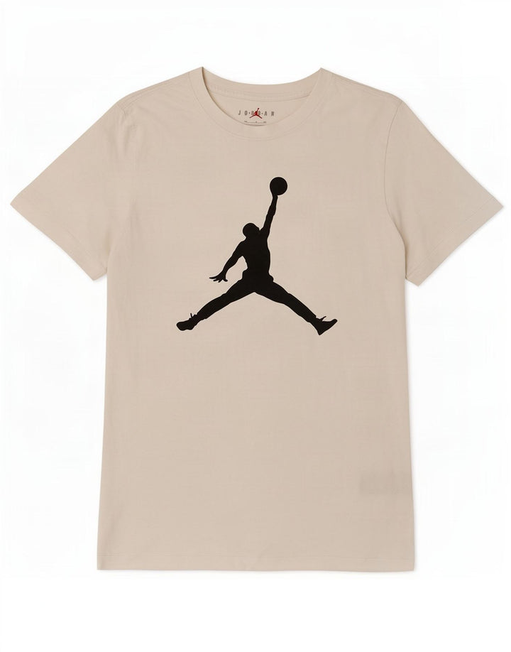 Jordan - Camiseta con gráfico regular para hombre, talla pequeña, algodón blanco