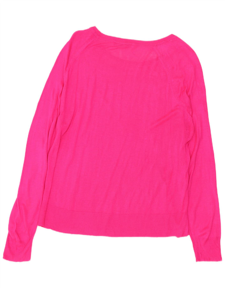 ZARA Jersey con cuello barco para mujer, talla 40, color rosa medio