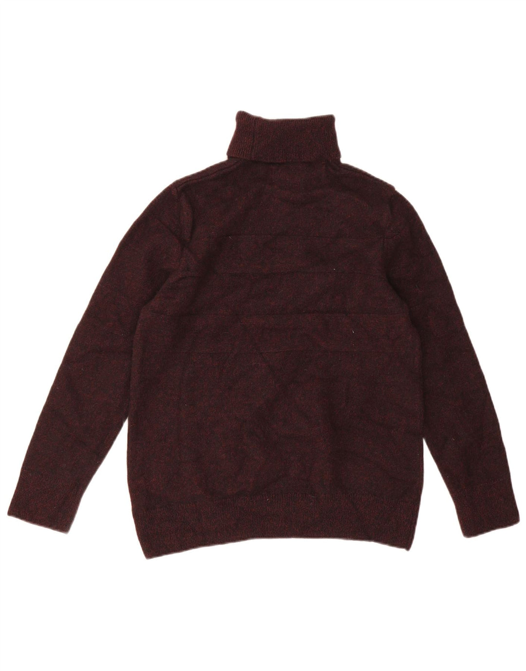 Barbour Jersey con cuello vuelto para mujer UK 10 Small Brown Wool