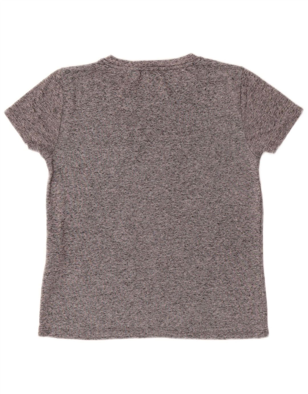 LEVI'S Camiseta para mujer Top UK 10 Small Grey Moteado Poliéster