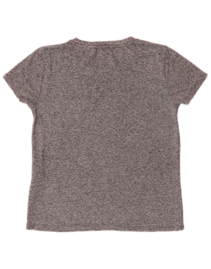 LEVI'S Camiseta para mujer Top UK 10 Small Grey Moteado Poliéster