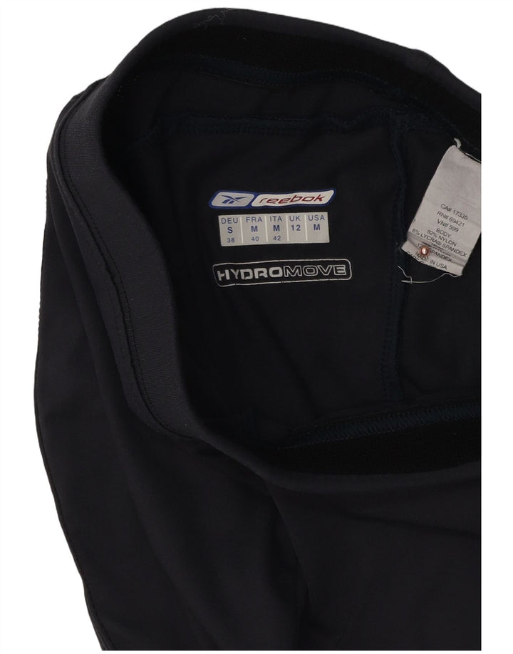 Reebok Pantalones de chándal para mujer UK 12 Medium Azul marino Nylon