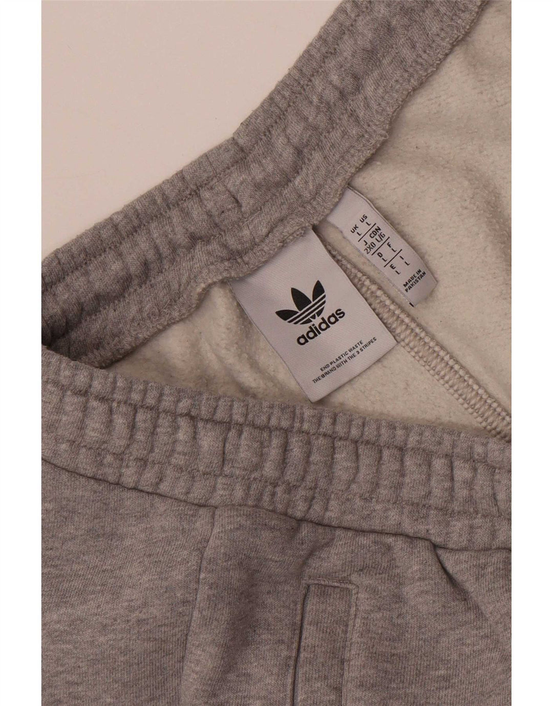 Adidas - Pantalones cortos deportivos para hombre, talla grande, gris