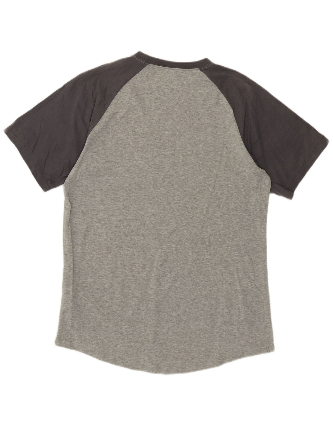 NIKE Camiseta gráfica para hombre Top gris medio de algodón con bloques de color