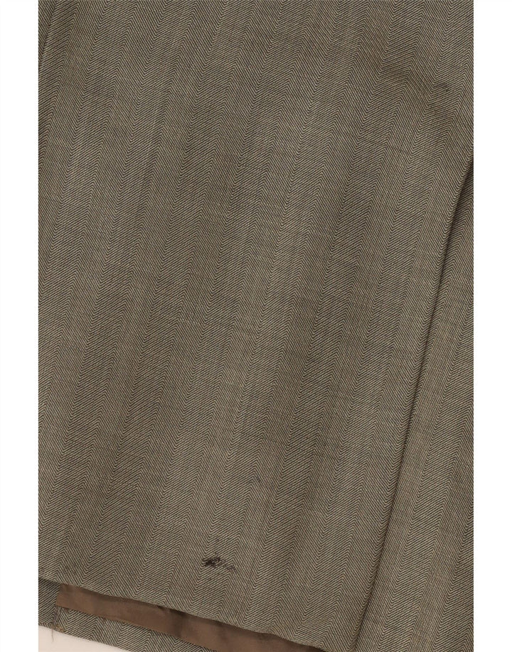 UNGARO Chaqueta tipo blazer de 3 botones para hombre IT 46 Small Khaki Wool