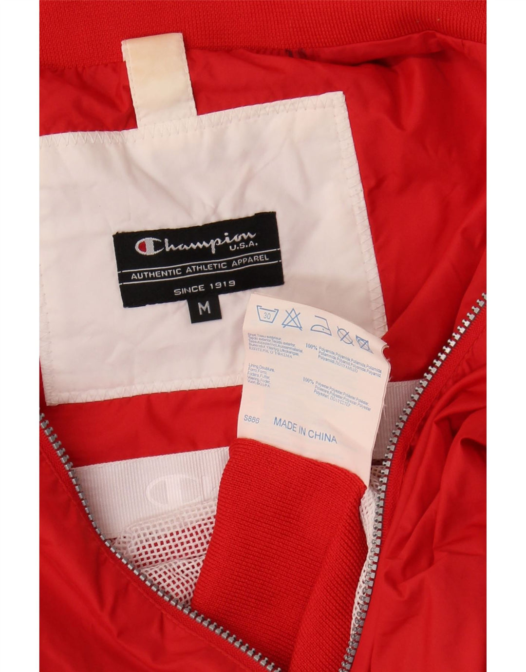 Champion Chaqueta de chándal sin mangas para mujer UK 44 Mediano Rojo Poliamida