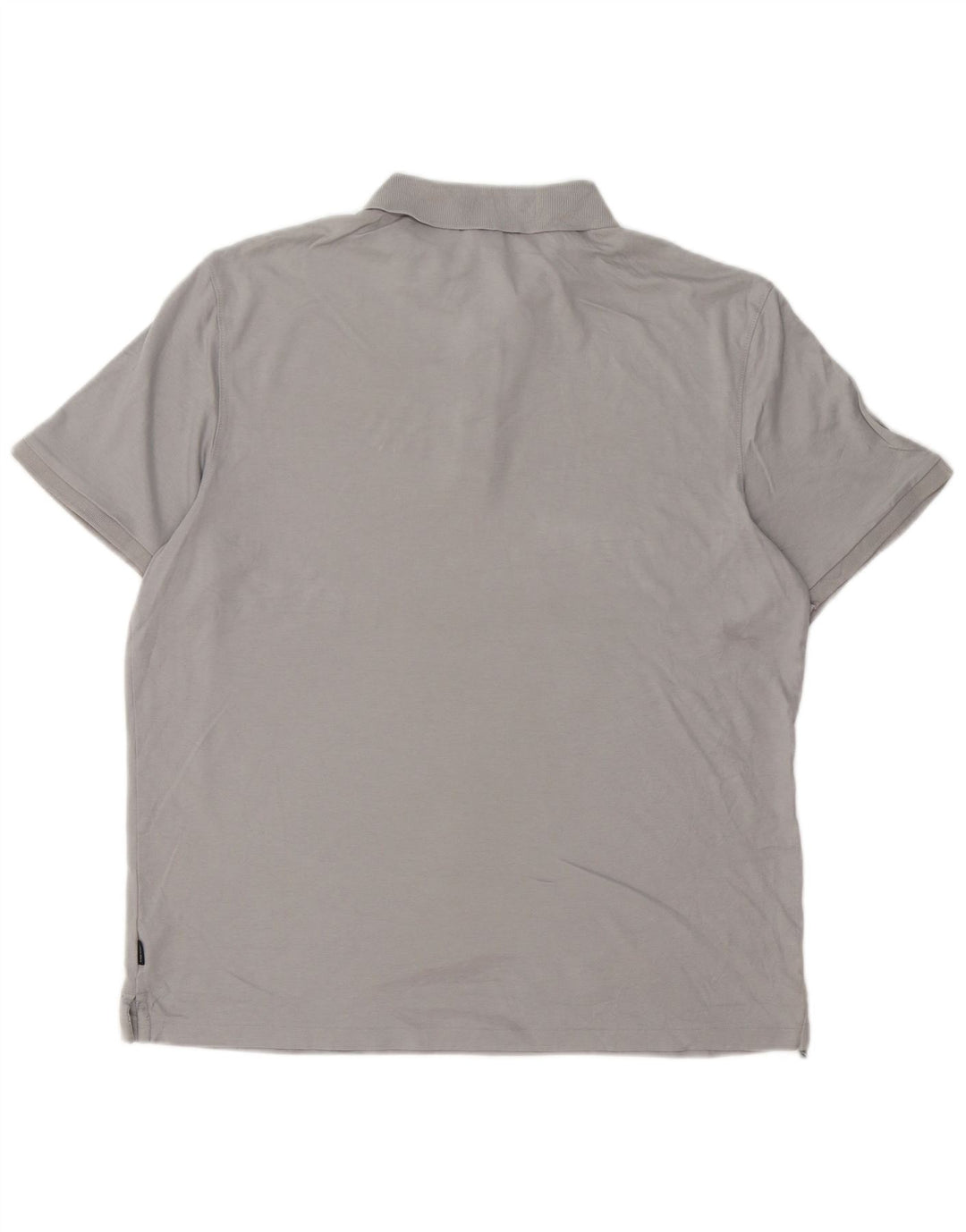 CALVIN KLEIN Polo para hombre grande gris algodón